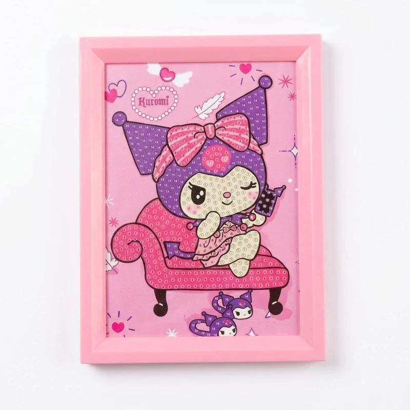 بازی آموزشی مدل تابلو نقاشی الماسی قاب دار طرح کرومی کد 07  