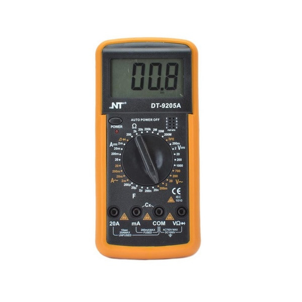 مولتی متر دیجیتال ان تی مدل DT-9205A