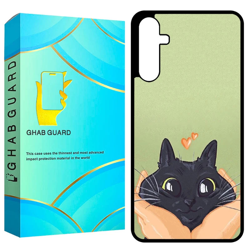 کاور قاب گارد طرح گربه مدل GCHPA24 مناسب برای گوشی موبایل سامسونگ Galaxy A24 4G