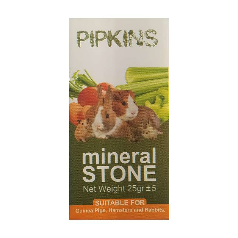 سنگ کلسیم جوندگان مدل PIPKINS وزن 25گرم سنگ کلسیم جوندگان مدل PIPKINS وزن 25گرم
