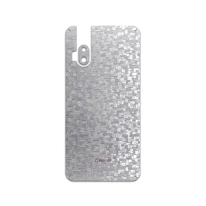 MAHOOT Silver-Silicon Cover Sticker for motorola One Hyper