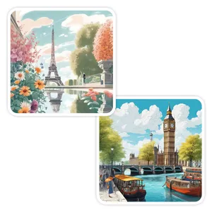 استیکر لپ تاپ و موبایل گوفی طرح دنیای فانتزی مدل Fantesy world 66 مجموعه 2 عددی