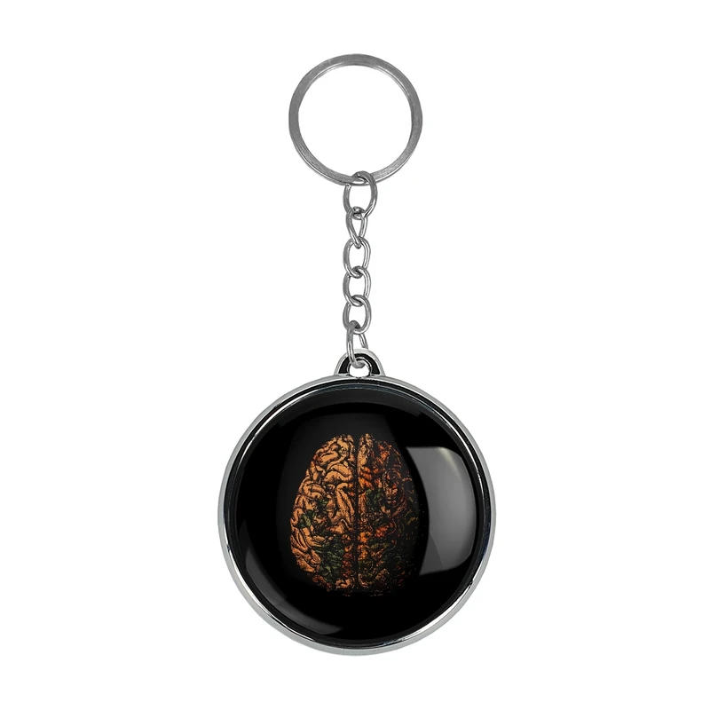 جاکلیدی خندالو طرح مغز Brain مدل دوطرفه کد 3106031061