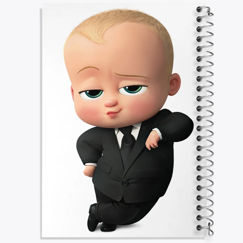 دفتر نقاشی 50 برگ خندالو طرح بچه رئیس کد F2051