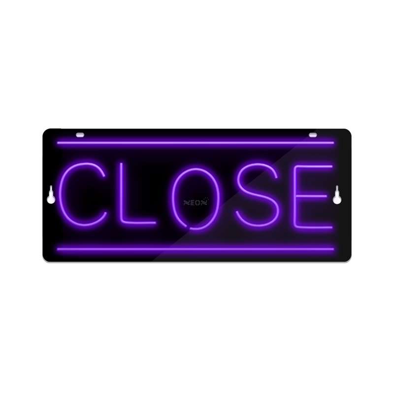 چراغ دیواری نئون دیزاین طرح Close-BL_PR