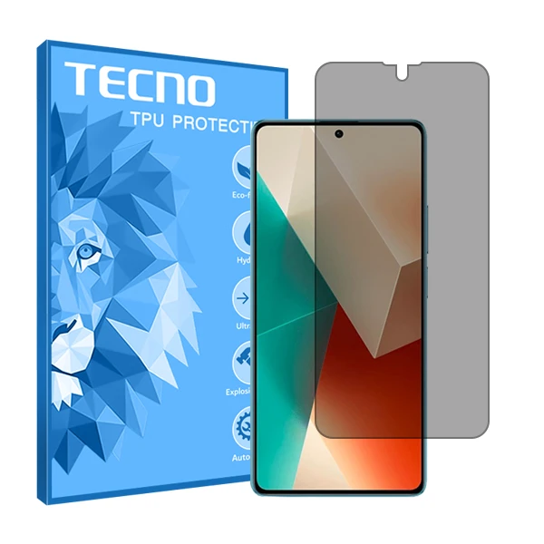 محافظ صفحه نمایش حریم شخصی تکنو مدل HyPRV مناسب برای گوشی موبایل شیائومی +Redmi Note 13 Pro