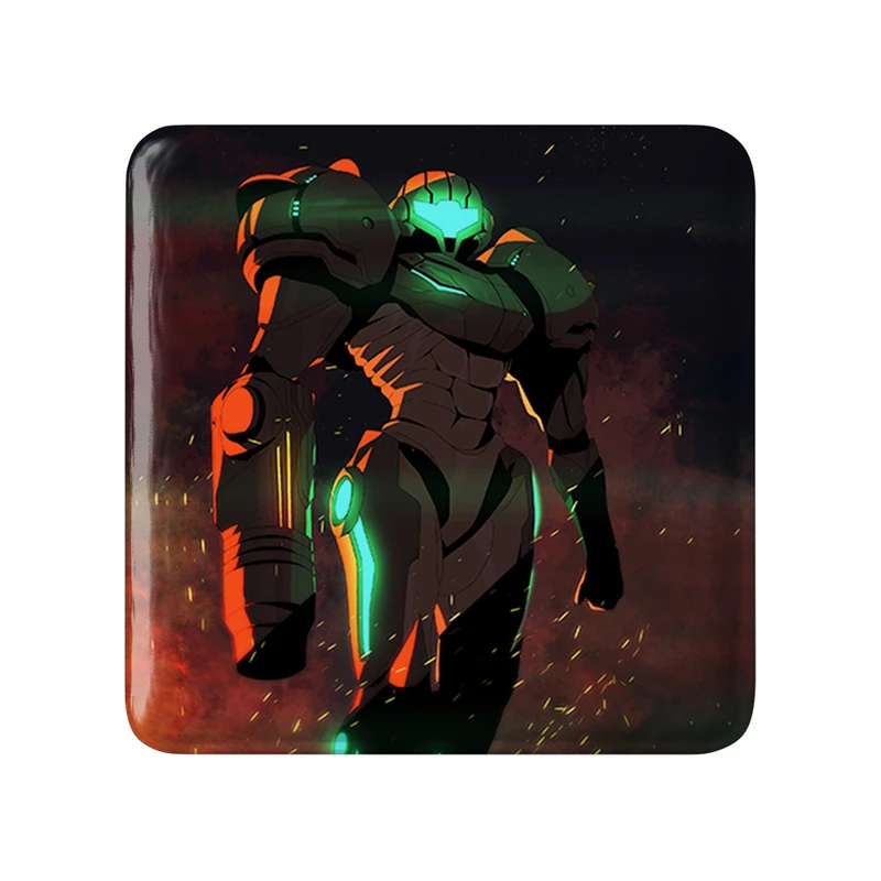 پیکسل خندالو طرح بازی متروید (Metroid) مدل مربعی کد 35688