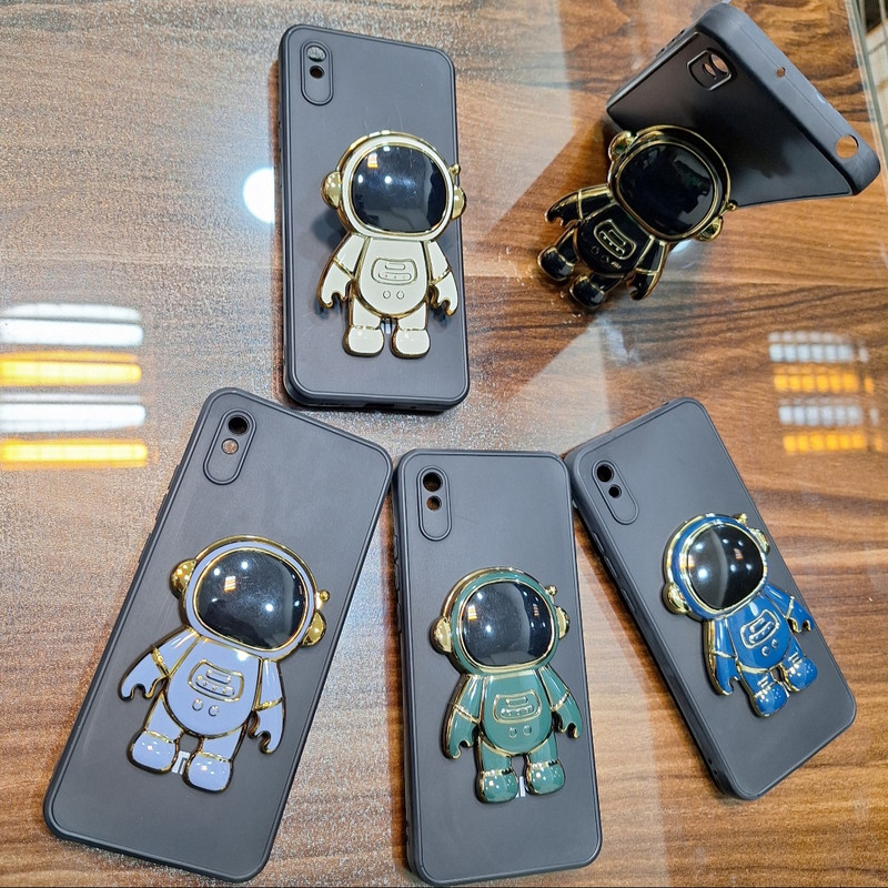کاور طرح فضانورد استندشو مدل 9A مناسب برای گوشی موبایل شیائومی Redmi 9A / Redmi 9 AT / Redmi 9i