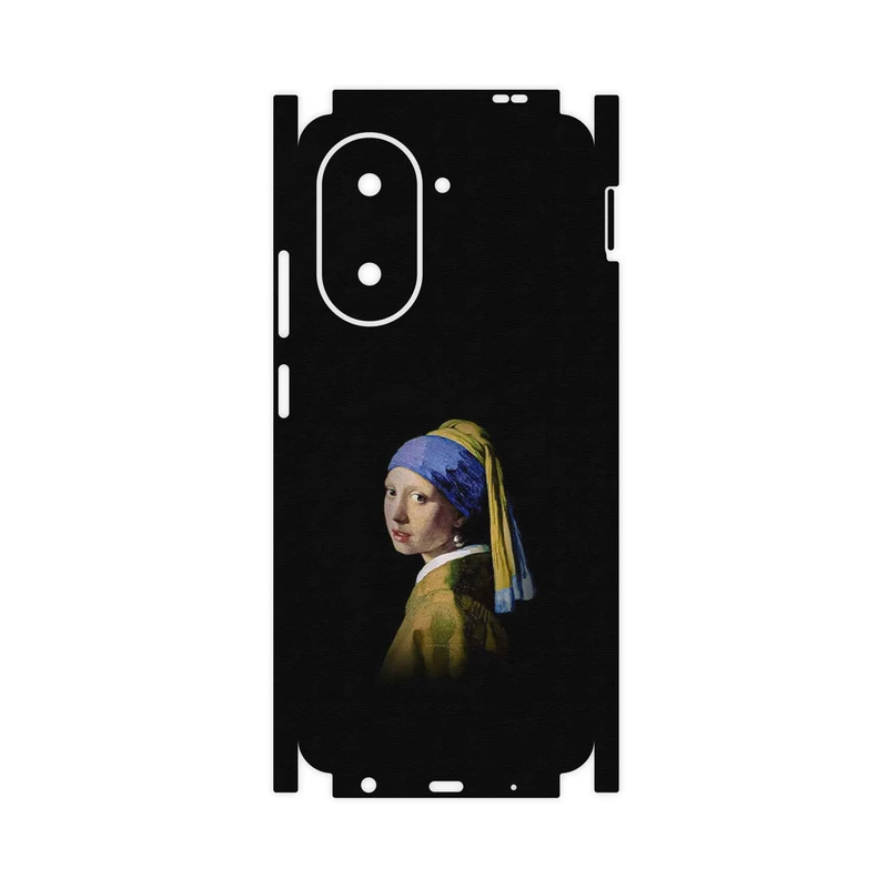 برچسب پوششی ماهوت مدل Girl with a Pearl Earring of Vermeer-FullSkin مناسب برای گوشی موبایل شیائومی Poco C71