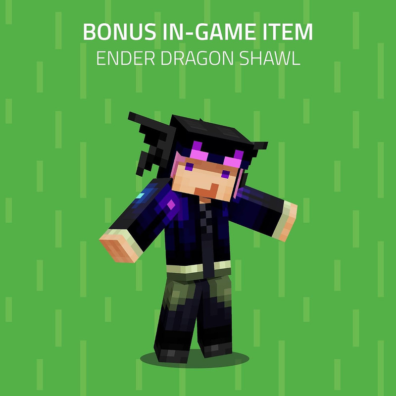 کیبورد مکانیکال با سیم ریزر مدل BlackWidow V4 X Minecraft Edition
