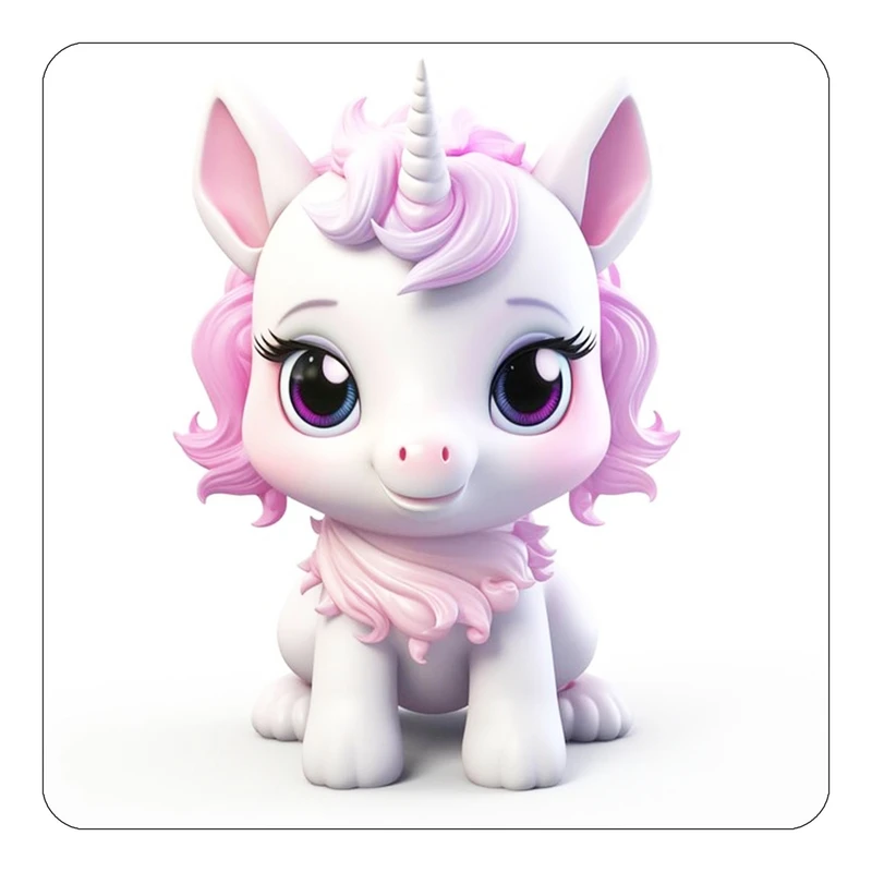 مگنت کاکتی طرح اسب تک شاخ و یونیکورن مدل mp31776