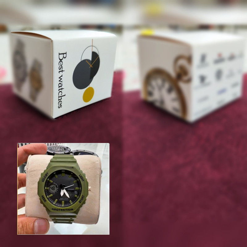 ساعت مچی عقربه ای بچگانه مدل دو زمانه