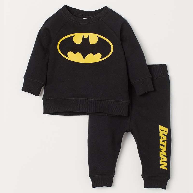 ست سویشرت و شلوار پسرانه اچ اند ام طرح Batman کد FF-429