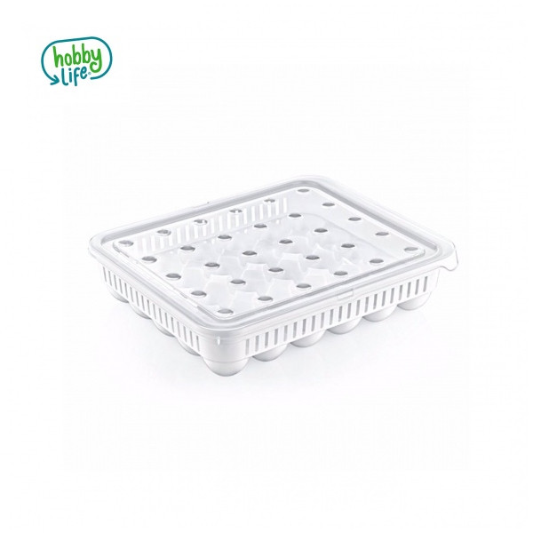 ظرف نگهدارنده تخم مرغ هوبی لایف مدل 1053 ظرف نگهدارنده تخم مرغ هوبی لایف مدل 1053