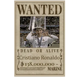 پوستر مدل تحت تعقیب طرح کریستیانو رونالدو Cristiano Ronaldo کد 33
