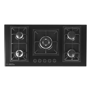 اجاق گاز صفحه‌ای پنج شعله سانترال مدل 528H23