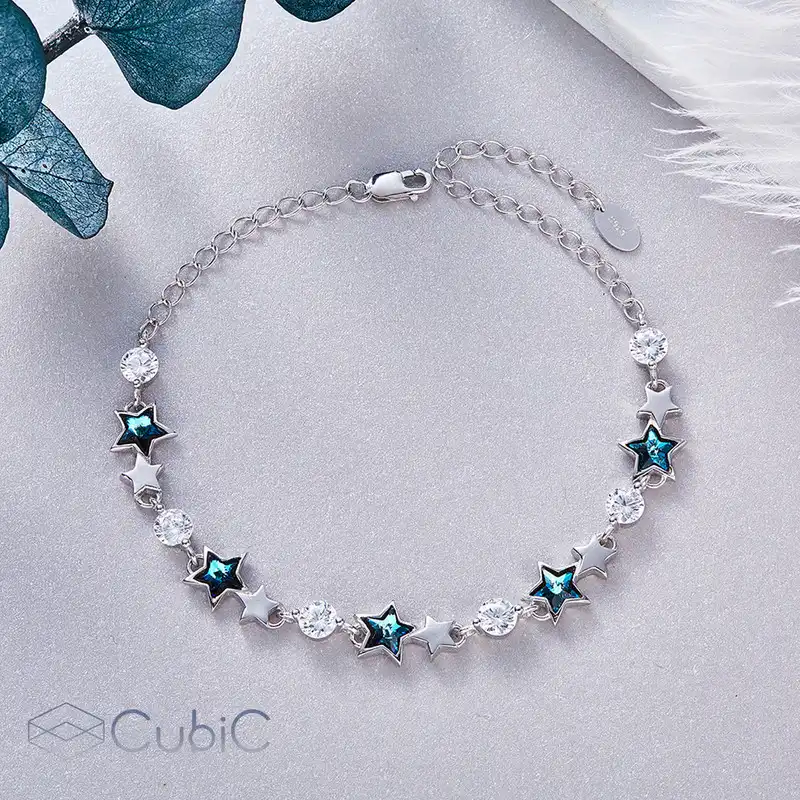 دستبند نقره زنانه کوبیک مدل QB-64061