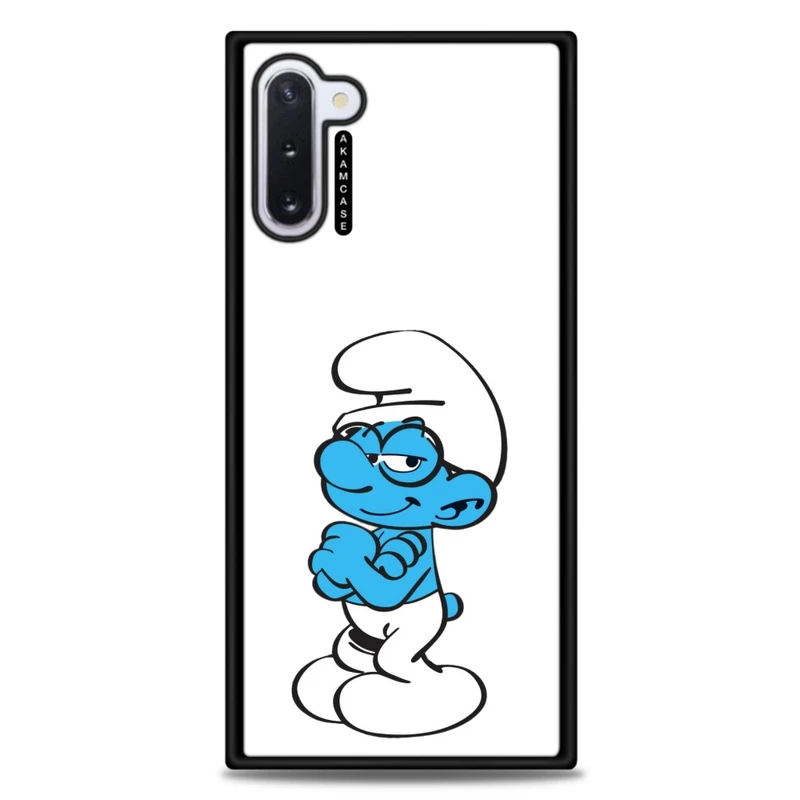 کاور آکام مدل AMC-WSGN10-SMURFS-26 مناسب برای گوشی موبایل سامسونگ Galaxy Note 10