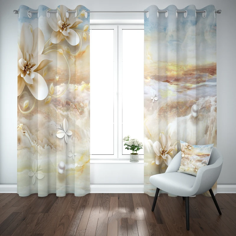 پرده مدل b2382 سایز 140×280 سانتی متر