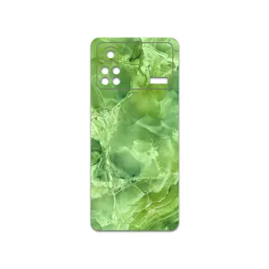 MAHOOT Green-Crystal-Marble Cover Sticker for Xiaomi Poco X4 Pro 5G