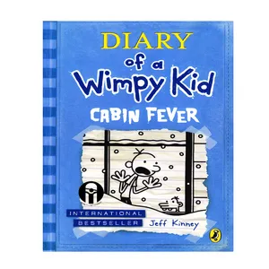  کتاب Diary Of A Wimpy Kid Cabin Fever اثر Jeff Kinney انتشارات الوندپویان