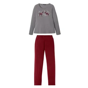 ست تی شرت آستین بلند و شلوار زنانه اسمارا مدل فوتر کد 10509416