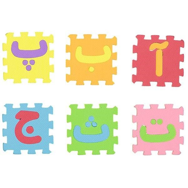 بازی آموزشی الفبای فارسی مدل F-22 بسته 42 عددی