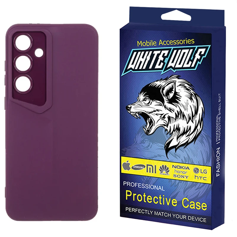 کاور وایت ولف مدل WC-POR مناسب برای گوشی موبایل سامسونگ Galaxy S24 FE
