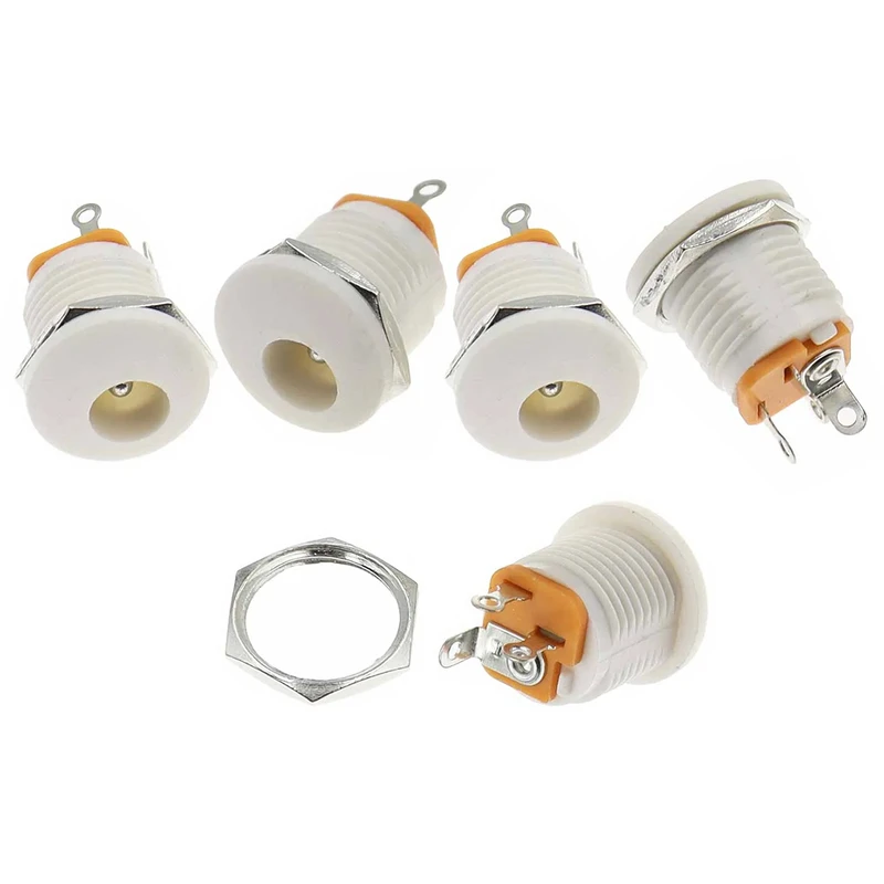 جک مادگی آداپتور مدل 5.5x2.1mm-DC.022B بسته 5 عددی