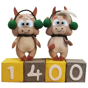 تزئینات رومیزی کودک مدل wowcow02 مجموعه 4 عددی
