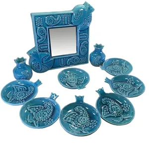  مجموعه ظروف هفت سین 10 پارچه مدل انار کد HSSF02
