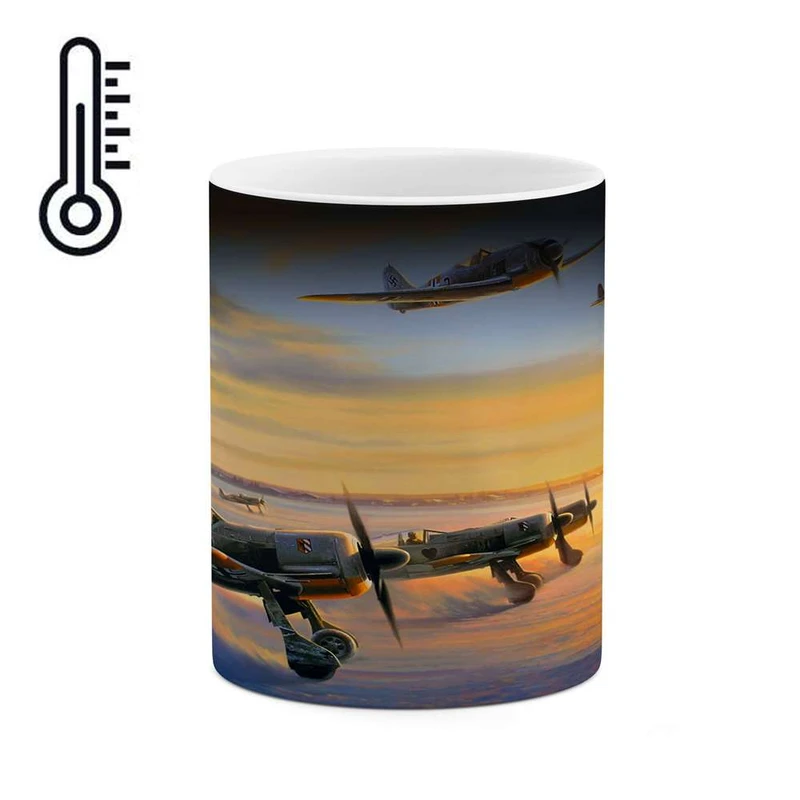 ماگ حرارتی کاکتی مدل هواپیمای جنگنده کد mgh10697