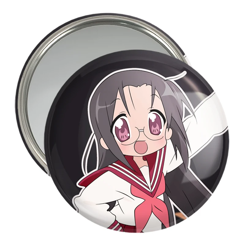 آینه جیبی خندالو مدل هیوری انیمه Lucky Star  کد 23597