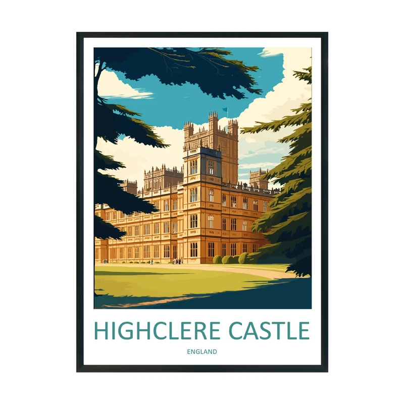 پوستر مدل قلعه هایکلره انگلستان
