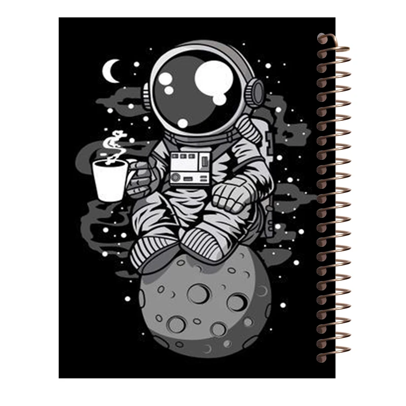 دفتر نقاشی 60 برگ طرح فضانورد کد A46
