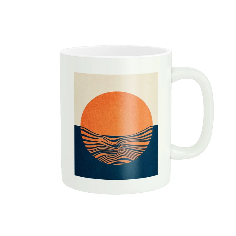 ماگ پاد آفرین مدل غروب خورشید و دریا کد 273