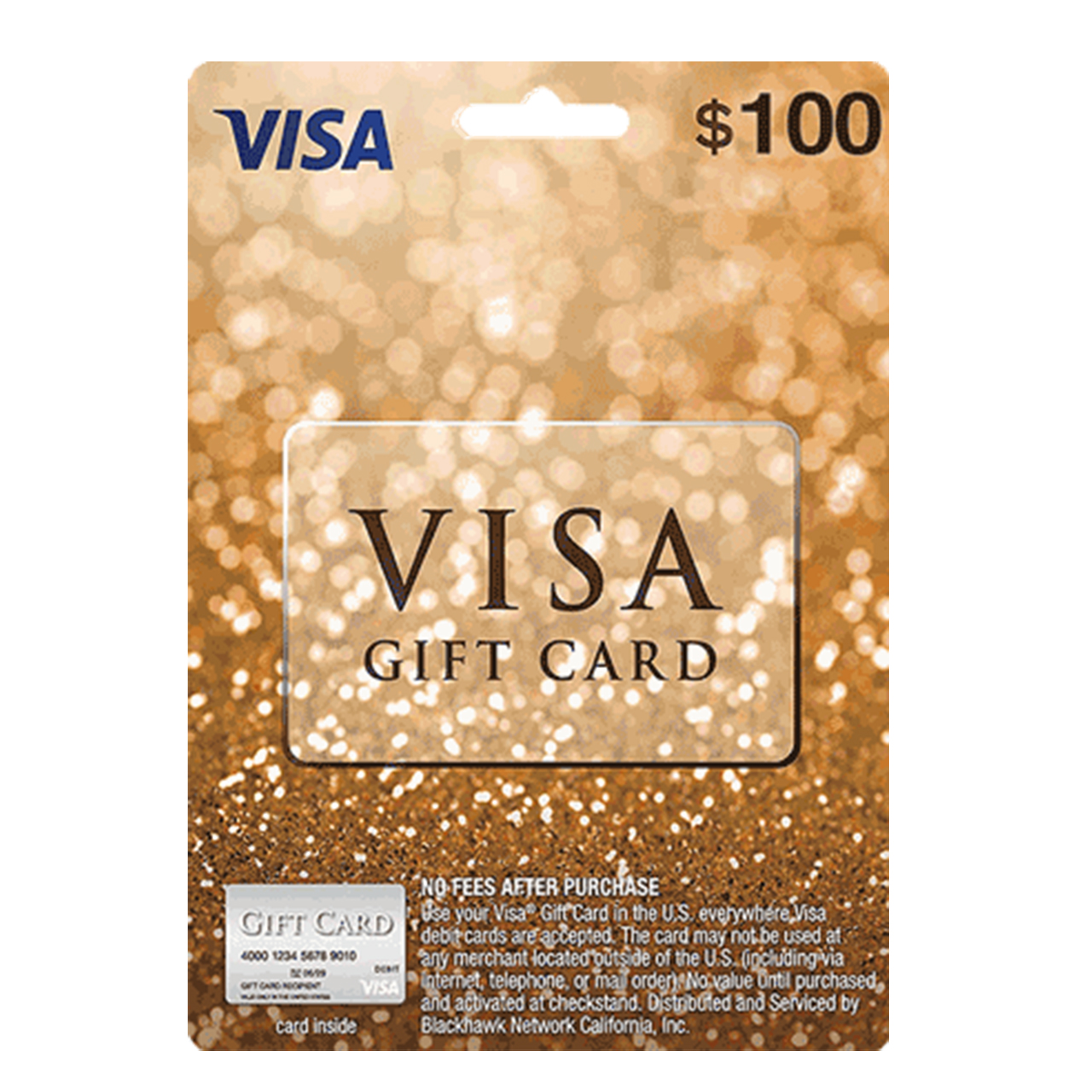 گیفت کارت 100 دلاری ویزا کانادا کد CA0100