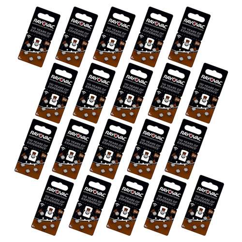 باتری سمعک ریوواک مدل 6-312 مجموعه 120 عددی