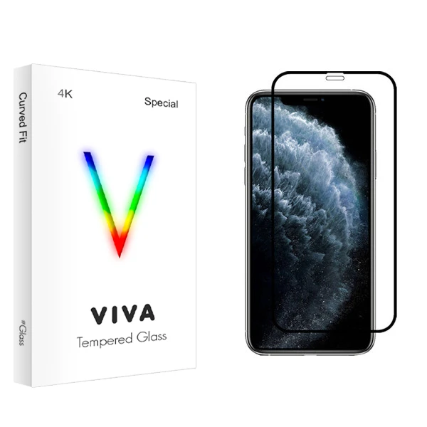 محافظ صفحه نمایش ویوا مدل 4K مناسب برای گوشی موبایل اپل iPhone 11