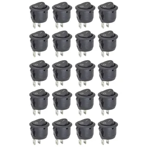 کلید راکر مدل 2 پایه KCD1 بسته 20 عددی