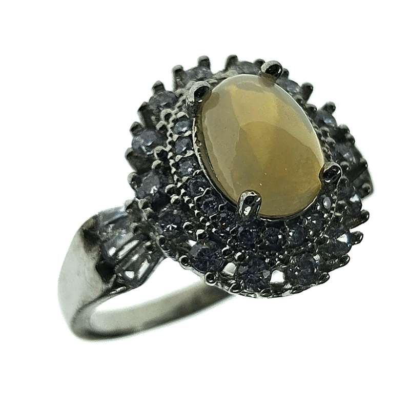 انگشتر نقره زنانه سلین کالا مدل اپال کد 110 انگشتر نقره زنانه سلین کالا مدل اپال کد 110