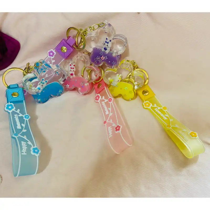 جاکلیدی مدل آکواریومی طرح شکوفه و خرگوش کد JIMI110