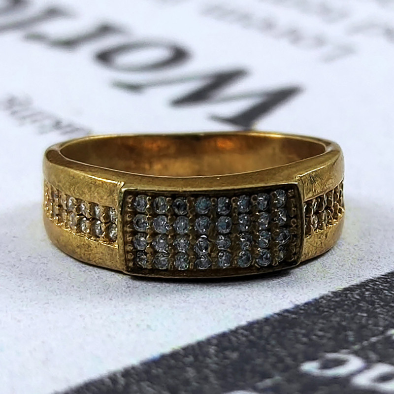 انگشتر زنانه سلین کالا مدل طلاروس دکاموند Mps-9