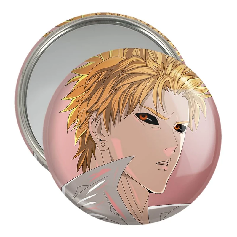 آینه جیبی خندالو مدل جنوس انیمه مرد تک مشتی One Punch Man  کد 11399