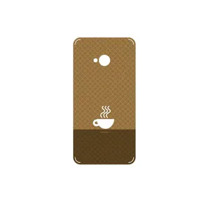 MAHOOT Minimal Cup of Coffee Icon Cover Sticker for HTC One