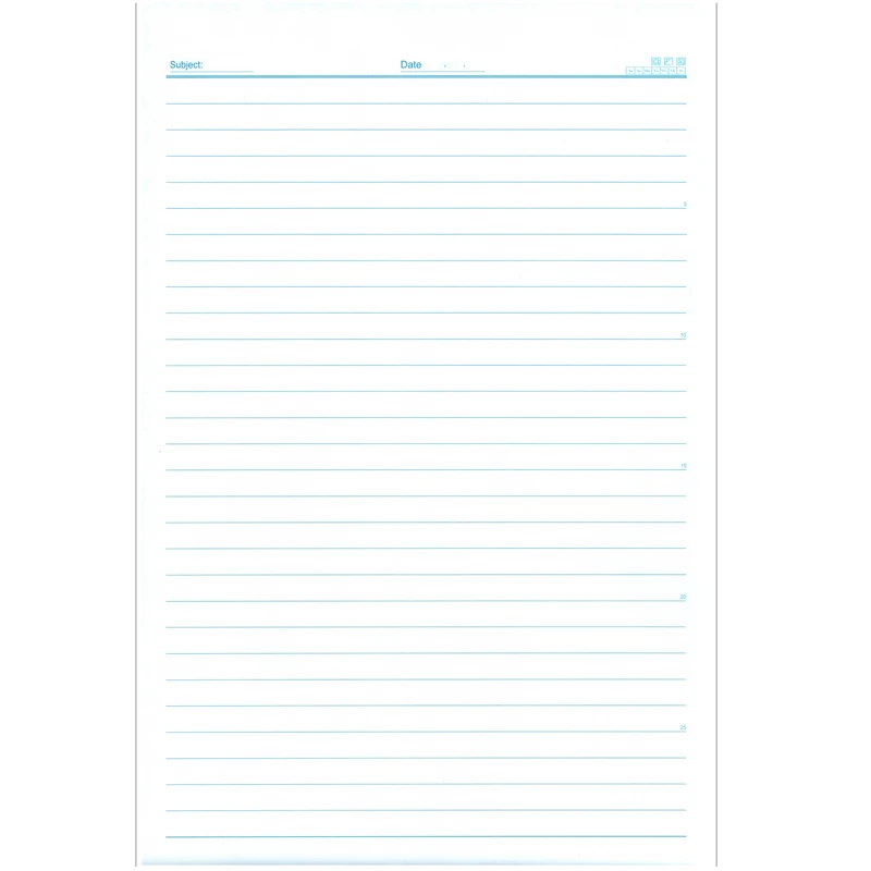 کاغذ A4 خط دار مدل GM بسته 40 عددی