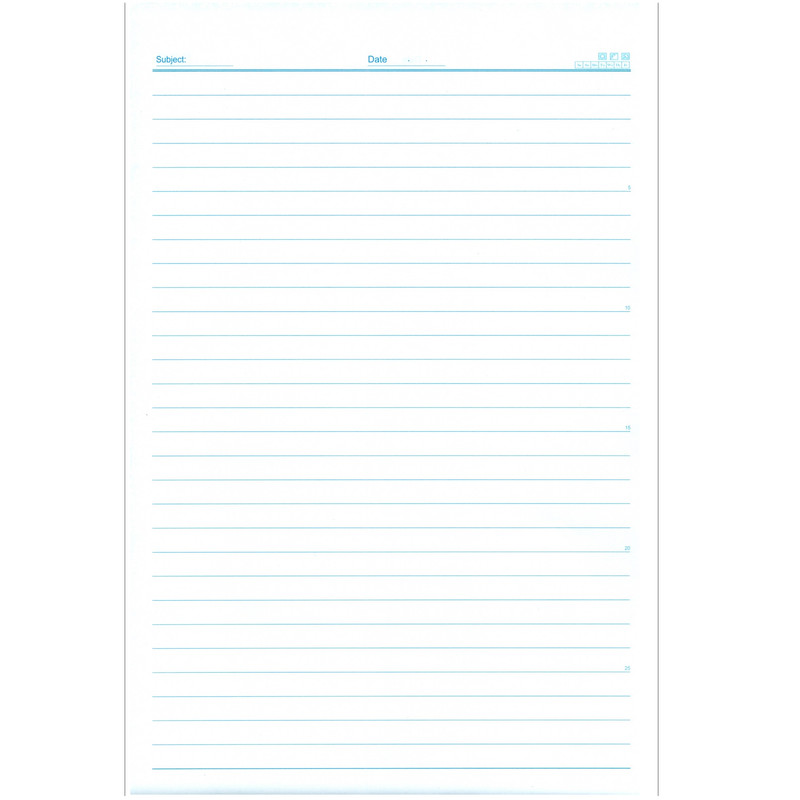 کاغذ A4 خط دار مدل GM بسته 40 عددی