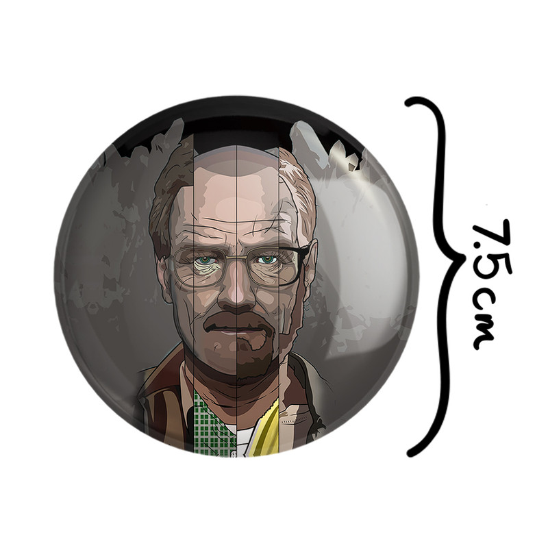 آینه جیبی خندالو طرح والتر وایت سریال بریکینگ بد Breaking Bad مدل تاشو کد 13282 آینه جیبی خندالو طرح والتر وایت سریال بریکینگ بد Breaking Bad مدل تاشو کد 13282