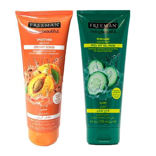 ماسک صورت فریمن مدل خیار و زردآلو حجم 175 میلی لیتر
