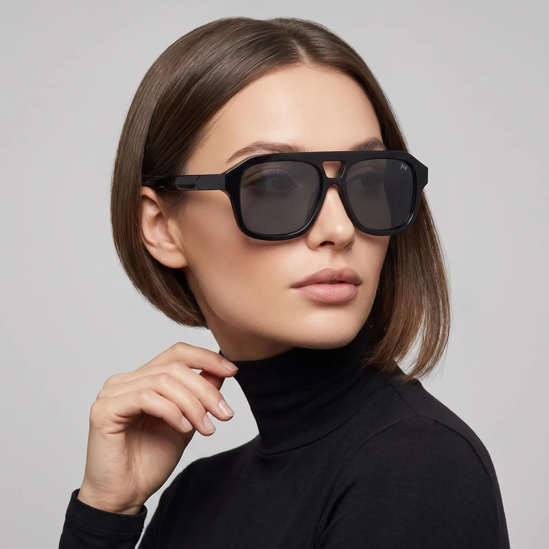 عینک آفتابی خلبانی (Aviator) آلبرت وگ مدل S-32102-C1 Avantgarde Visionary